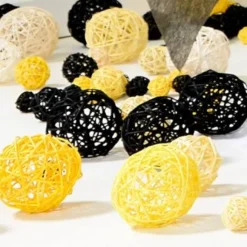 Boule En Rotin Pas Cher X 10 Pi Ces