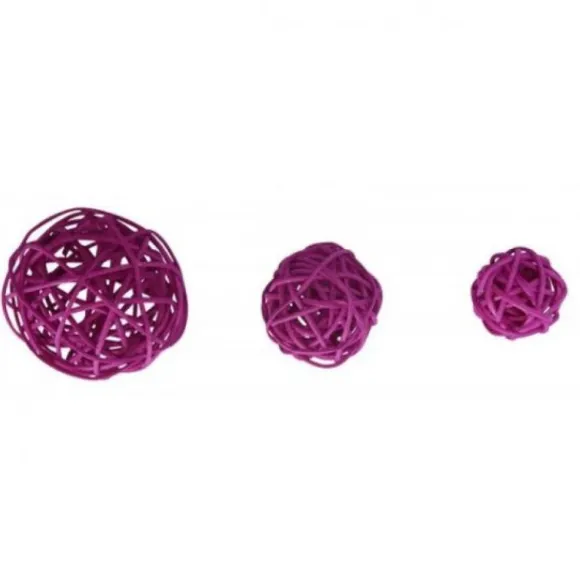 Boule En Rotin Pas Cher X 10 Pi Ces