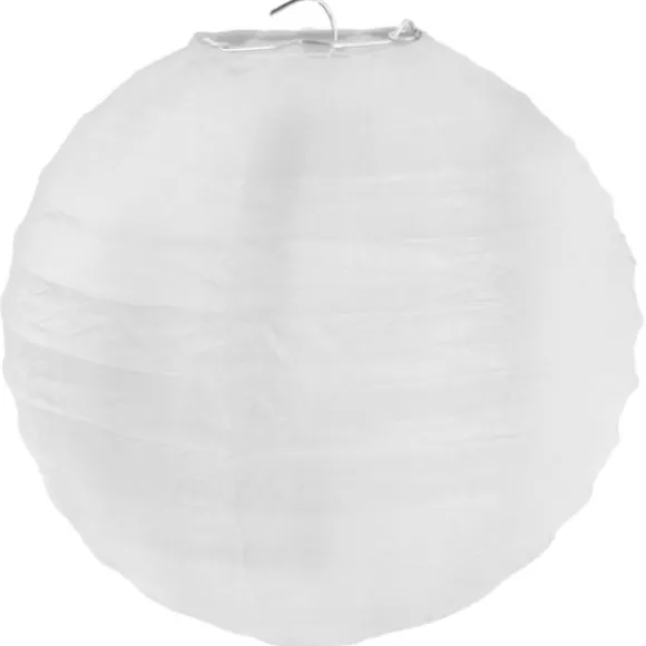 Boule Lampion En Papier 50Cm Blanc