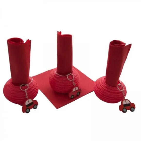 Boule Lampion En Papier 10Cm Blanc X2