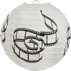 Boule Lanterne En Papier Cinema 20Cm X 2 Pi Ces