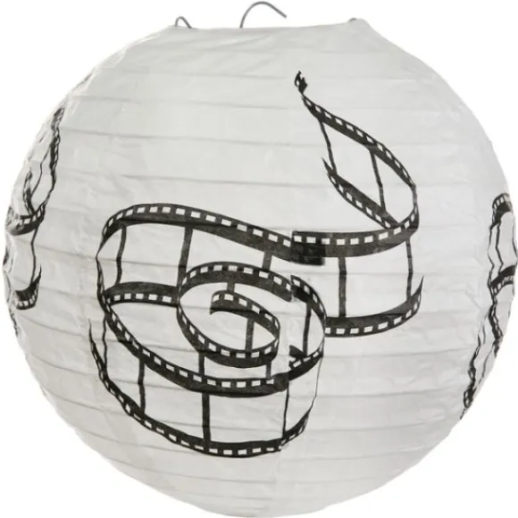 Boule Lanterne En Papier Cinema 20Cm X 2 Pi Ces