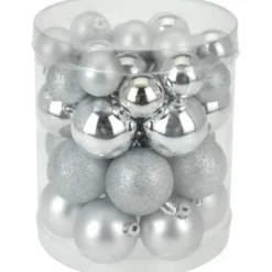 Boules De Noel Argent X40