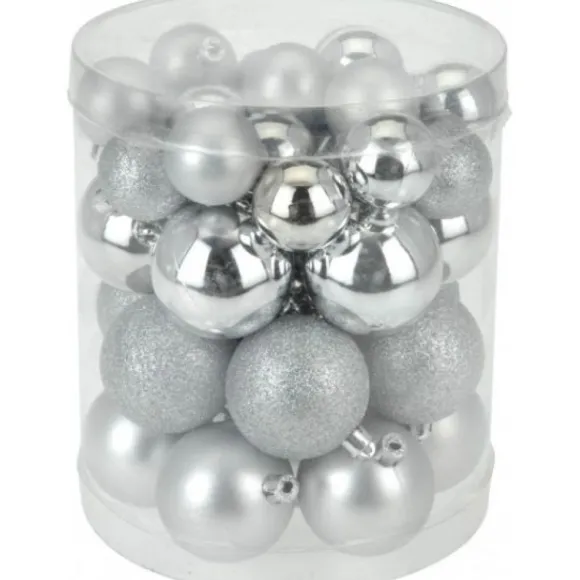 Boules De Noel Argent X40