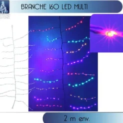 Branche Lumineuse De Noel 160 Led Multicolore