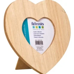 Cadre En Bois Coeur 17,5 X 17,5 Cm