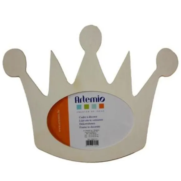 Cadre En Bois Couronne De Princesse