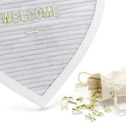 Cadre En Forme De Coeur A Lettres Dor Es