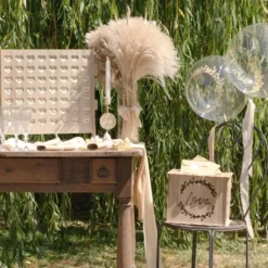 Cadre Mariage Voeux Puissance 4 Avec 56 Ronds En Bois