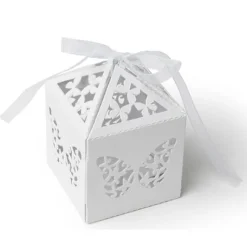 Cage A Papillon Mariage En Papier X 20 Pi Ces