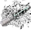 Canon Confettis Argent 40 Cm