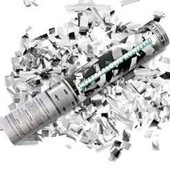 Canon Confettis Argent 40 Cm