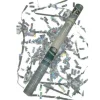 Canon Confettis Argent 80 Cm