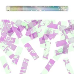 Canon Confettis Blanc Iris 60Cm