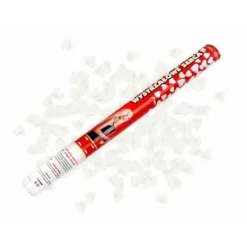 Canon Confettis Coeur Blanc 60 Cm