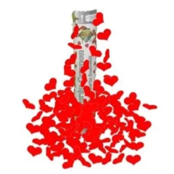 Canon Confettis Coeur Rouge 40 Cm