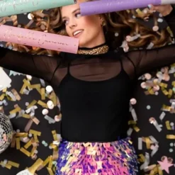 Canon Confettis Mariage Argent 40 Cm