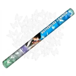Canon Confettis Mariage Papillon 80Cm