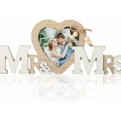 Centre De Table & Cadre Photo Mr & Mrs