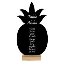 Centre De Table Ardoise Sur Socle Ananas