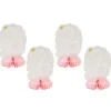 Centre De Table Baby Shower Cygne Rose X 4 Pi Ces
