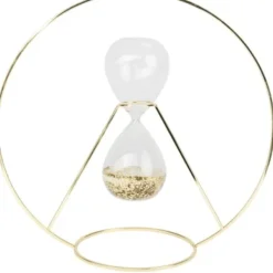 Centre De Table Cercle Sablier En Verre