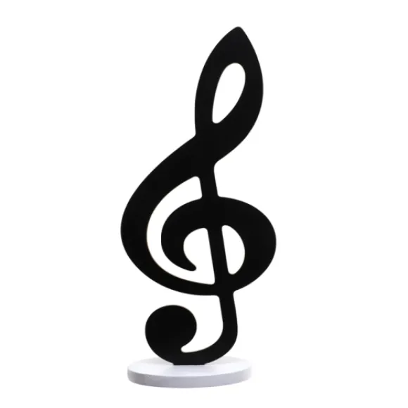 Centre De Table D Cor Musique En Bois 8 X 10 X 27 Cm