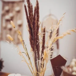 Centre De Table Epis De Plumeaux Taupe