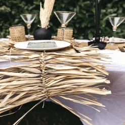 Centre De Table Mariage Feuille De Palmier 40 Cm X 1M