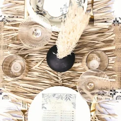 Centre De Table Mariage Feuille De Palmier 40 Cm X 1M