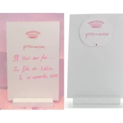 Centre De Table Menu Princesse