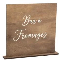 Centre De Table Pancarte Bar Fromages