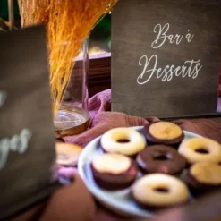 Centre De Table Pancarte Bar A Desserts