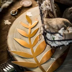 Centre De Table Rondin De Bois G Ant 35Cm