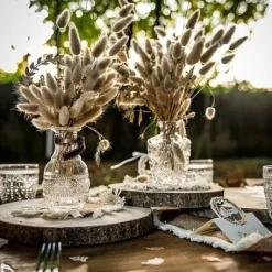 Centre De Table Rondin De Bois G Ant 35Cm