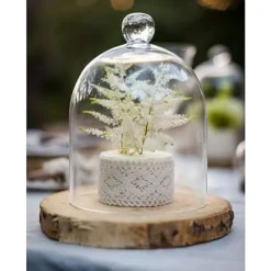 Centre De Table Rondin De Bois 25Cm