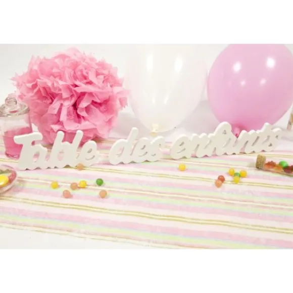 Centre De Table Table Des Enfants En Bois Blanc