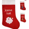Chaussette Botte Joyeux Noel Assortis