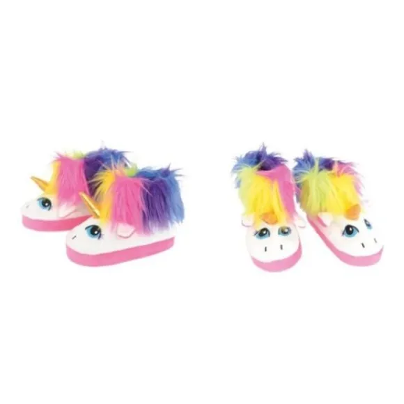 Chaussons Licorne Blanc Et Rose 38/39