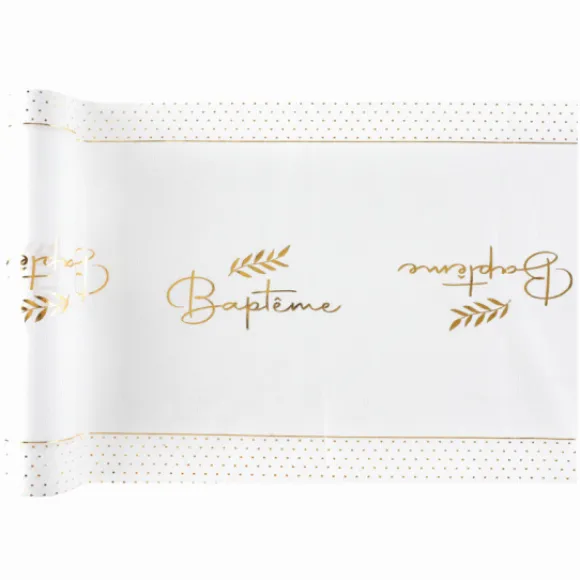 Chemin De Table Bapt Me Or 29 Cm X 3 M Tres