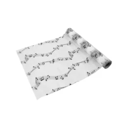 Chemin De Table Blanc Note De Musique