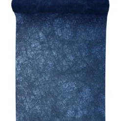 Chemin De Table Bleu Marine Fanon 5Mx30Cm