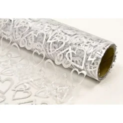 Chemin De Table Coeur Blanc