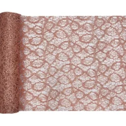 Chemin De Table Dentelle Cuivre