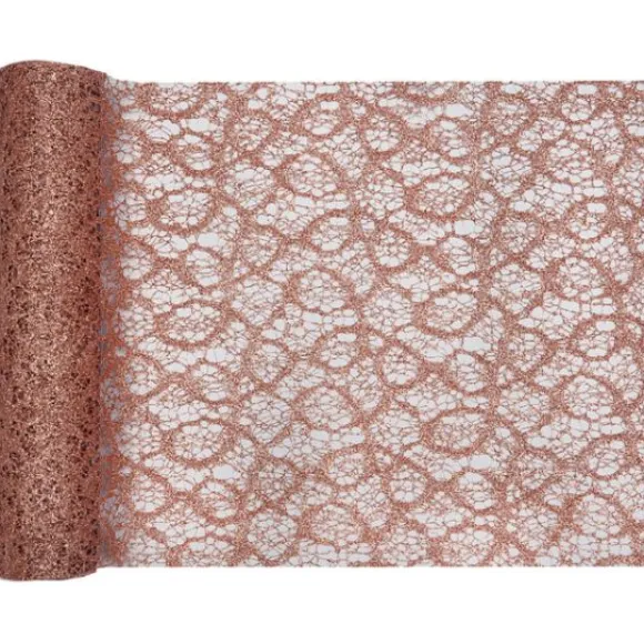 Chemin De Table Dentelle Cuivre