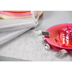 Chemin De Table Dentelle Argent
