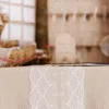 Chemin De Table Dentelle Le Parfait Blanc