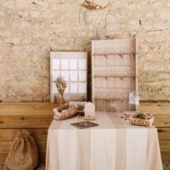 Chemin De Table Dentelle Le Parfait Blanc