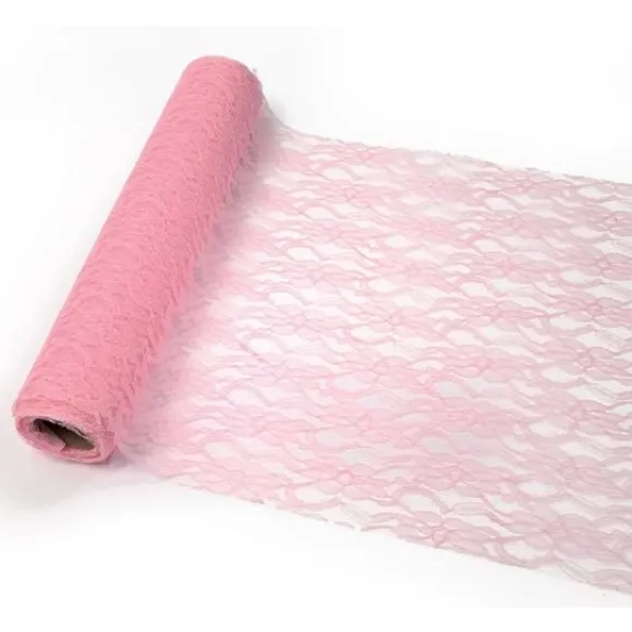 Chemin De Table Dentelle R Tro Rose