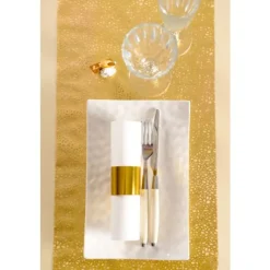 Chemin De Table Dentelle Dor